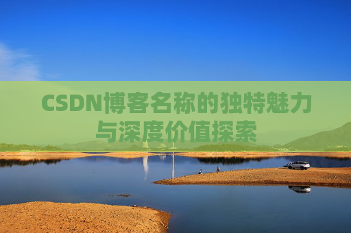 CSDN博客名称的独特魅力与深度价值探索