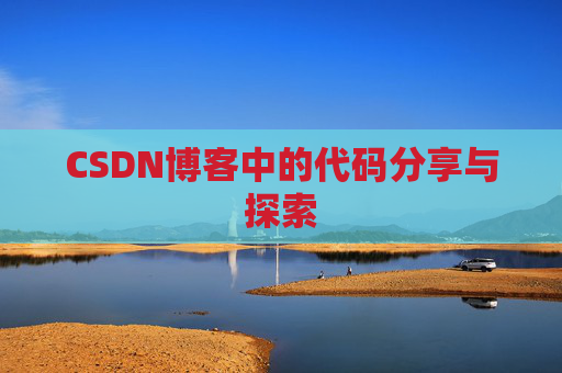 CSDN博客中的代码分享与探索